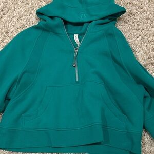 Lululemon Athletica Teal hooded scuba